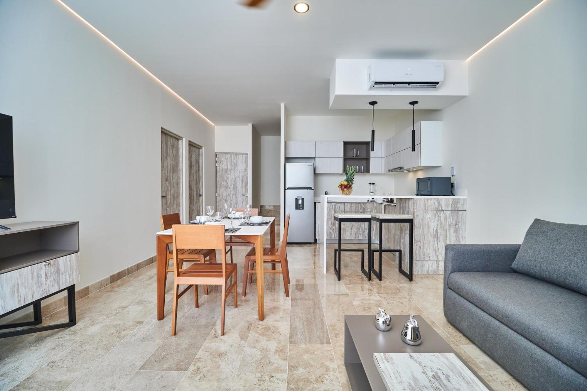 Luxury Penthouse With Private Pool In Aldea Zama Apartment ตูลุม ภายนอก รูปภาพ