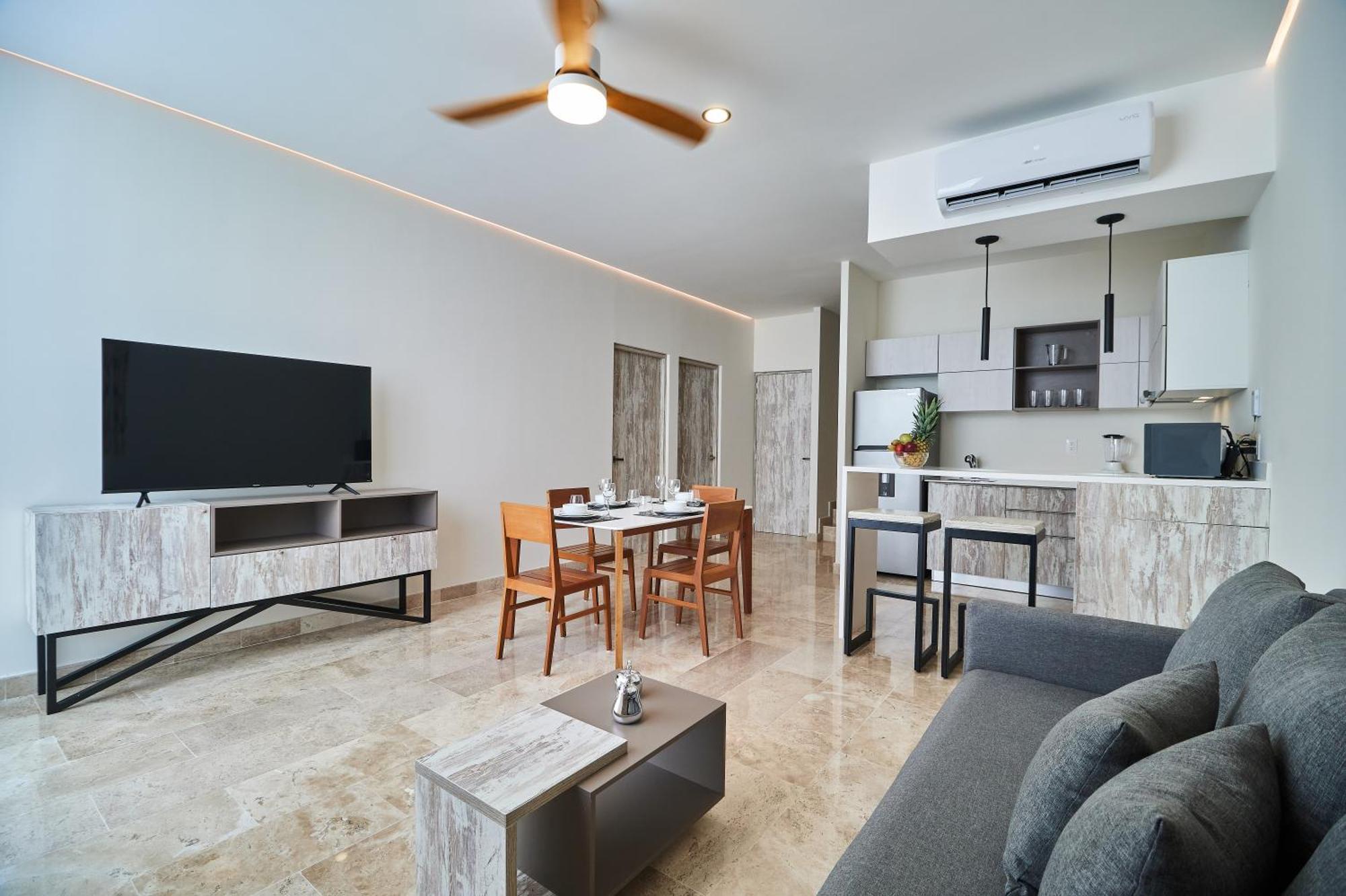 Luxury Penthouse With Private Pool In Aldea Zama Apartment ตูลุม ภายนอก รูปภาพ