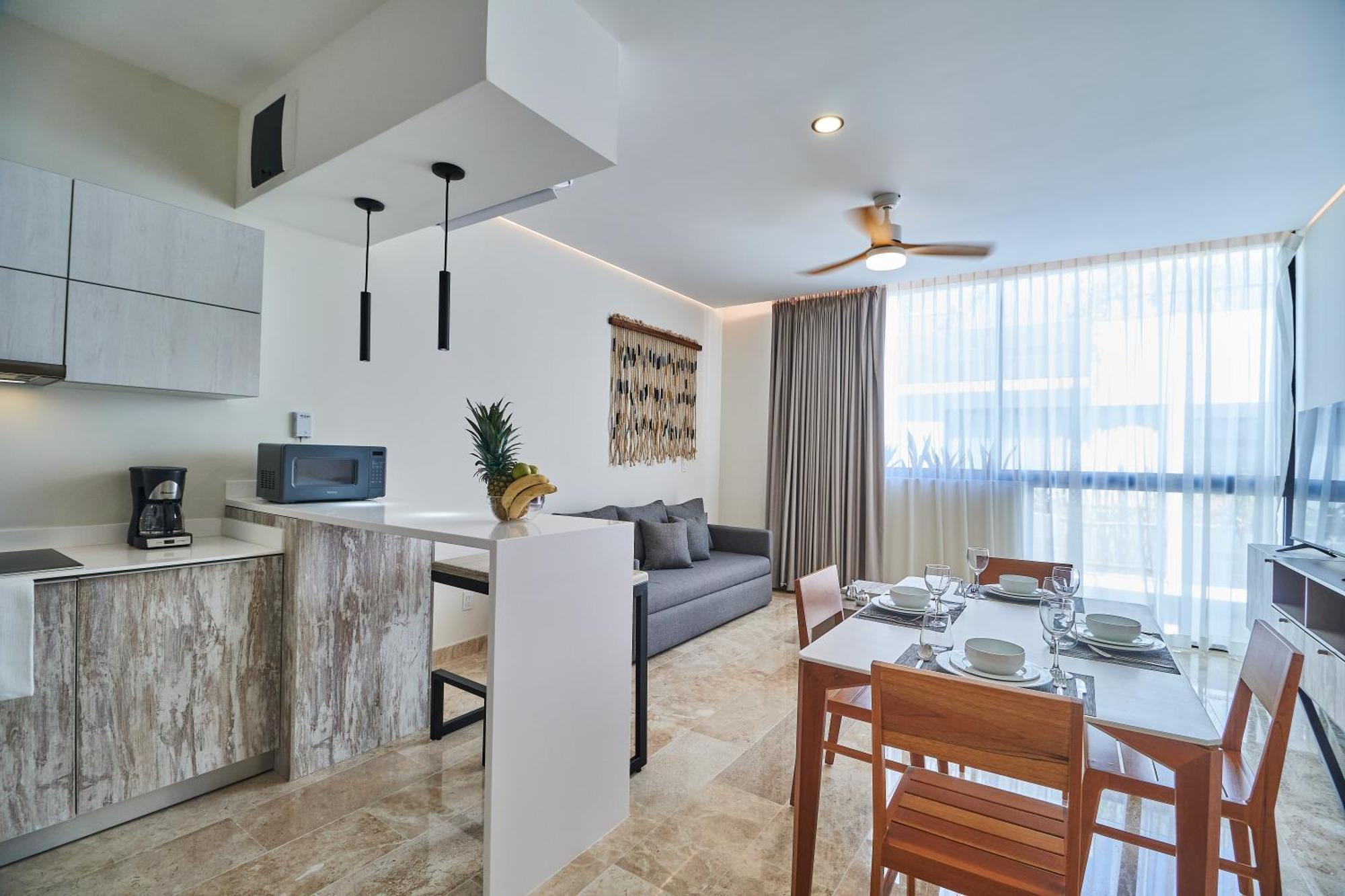 Luxury Penthouse With Private Pool In Aldea Zama Apartment ตูลุม ภายนอก รูปภาพ