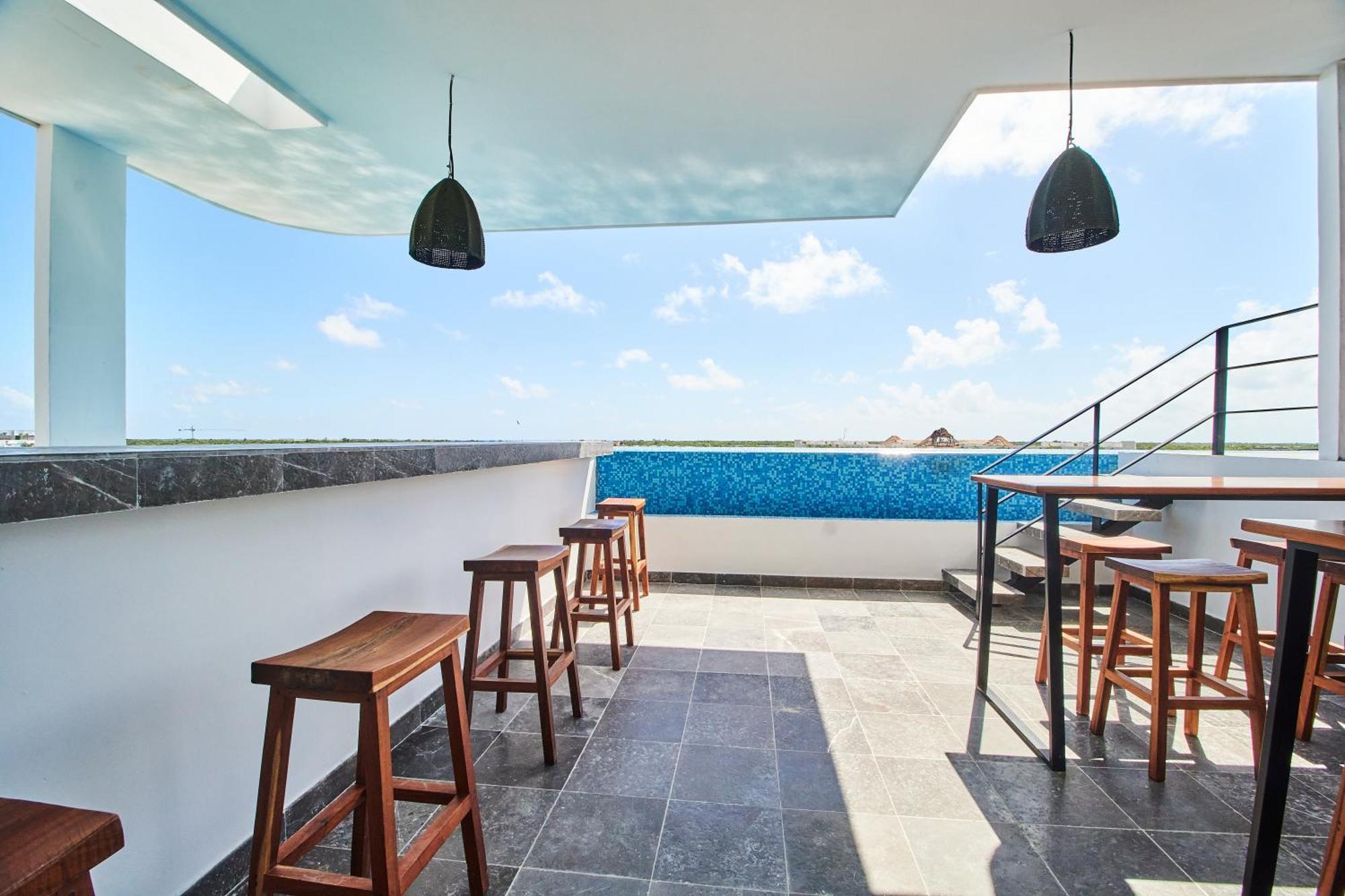 Luxury Penthouse With Private Pool In Aldea Zama Apartment ตูลุม ภายนอก รูปภาพ