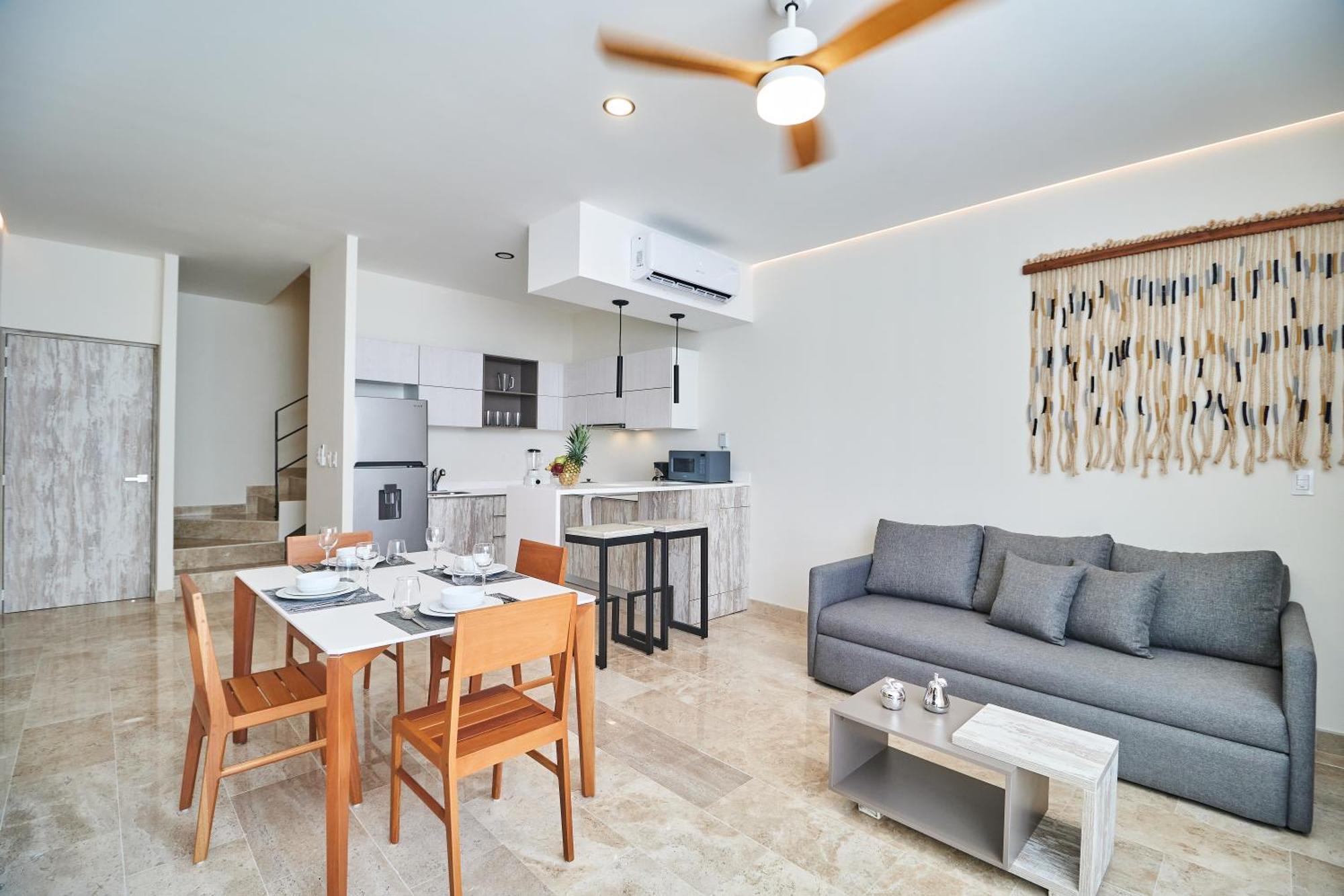 Luxury Penthouse With Private Pool In Aldea Zama Apartment ตูลุม ภายนอก รูปภาพ