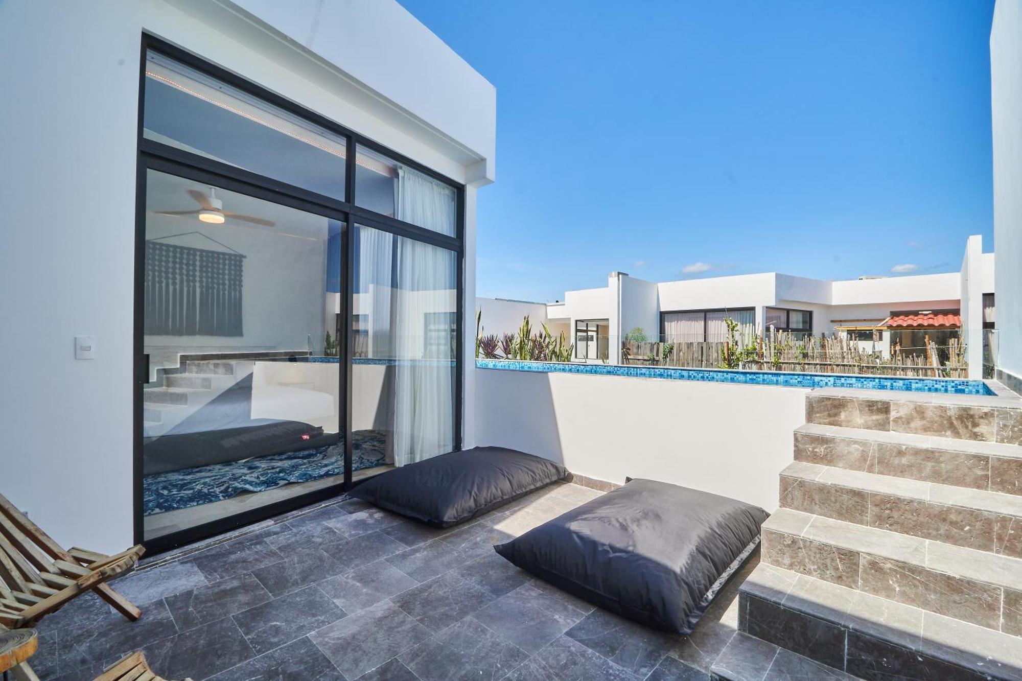 Luxury Penthouse With Private Pool In Aldea Zama Apartment ตูลุม ภายนอก รูปภาพ